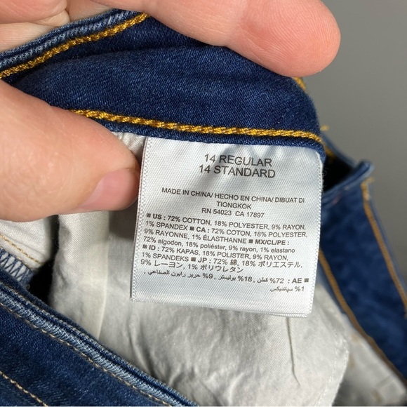 NWT Old Navy rockstar high rise skinny jeans size 14 - Picture 5 of 5